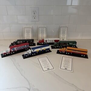 Matchbox 1997 North American Brewmasters Lot of 6 1:100 scale trucks w/ COA